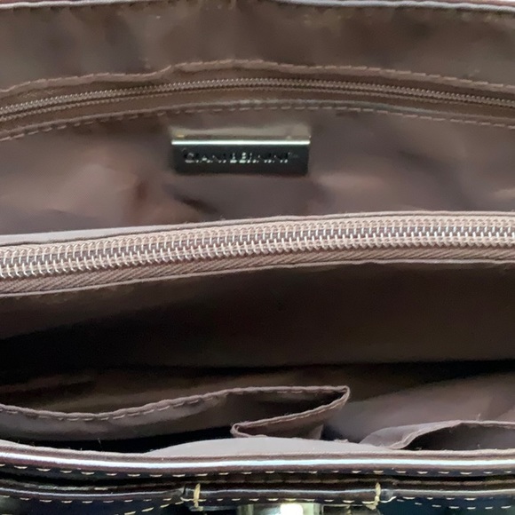 Giani Bernini Brown Leather Handbag - Picture 4 of 11